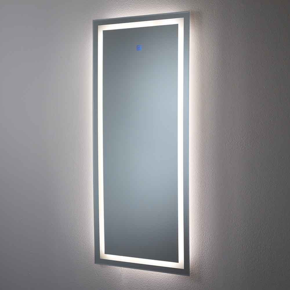 OresteLuchetta Illinois espejo de pared con luz LED | kasa-store