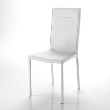 Tomasucci Camy chair with a particular design, covered in eco-leather