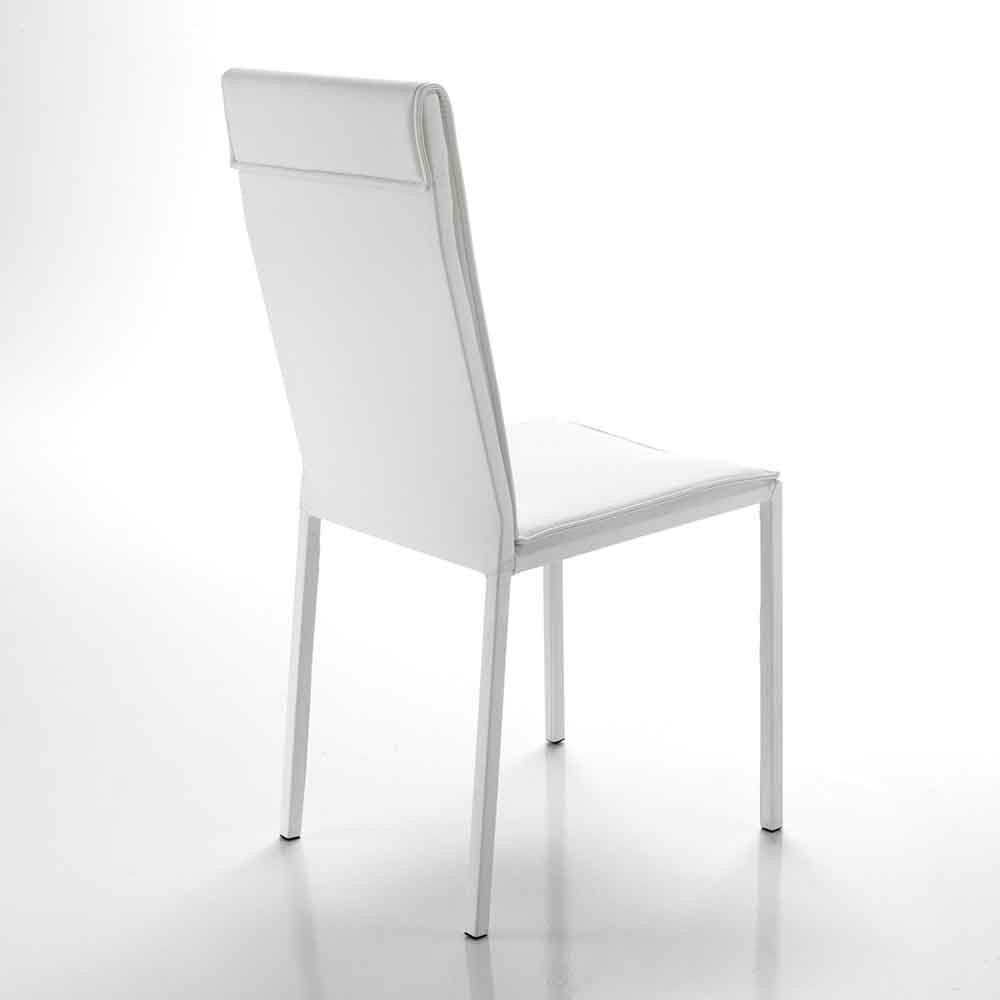 Tomasucci Camy chair with a particular design, covered in eco-leather