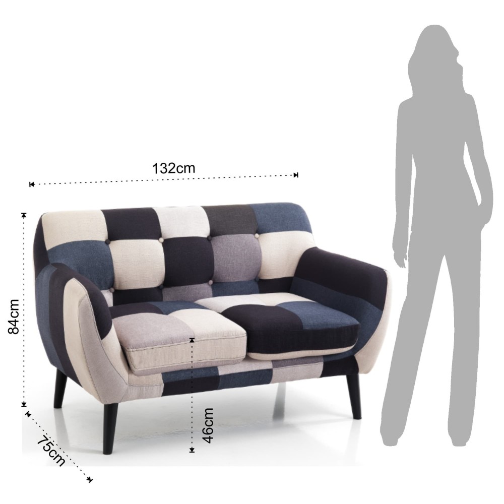 Modernes Sofa mit modernem Design mit 2 oder 3 Sitzplätzen | Oreste Luchetta