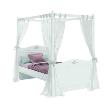 Chambre de fille Rustic White, un monde de douceur