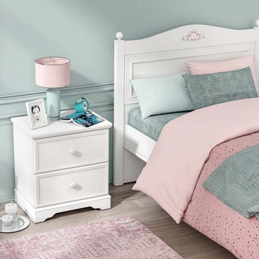 Chambre de fille Rustic White, un monde de douceur