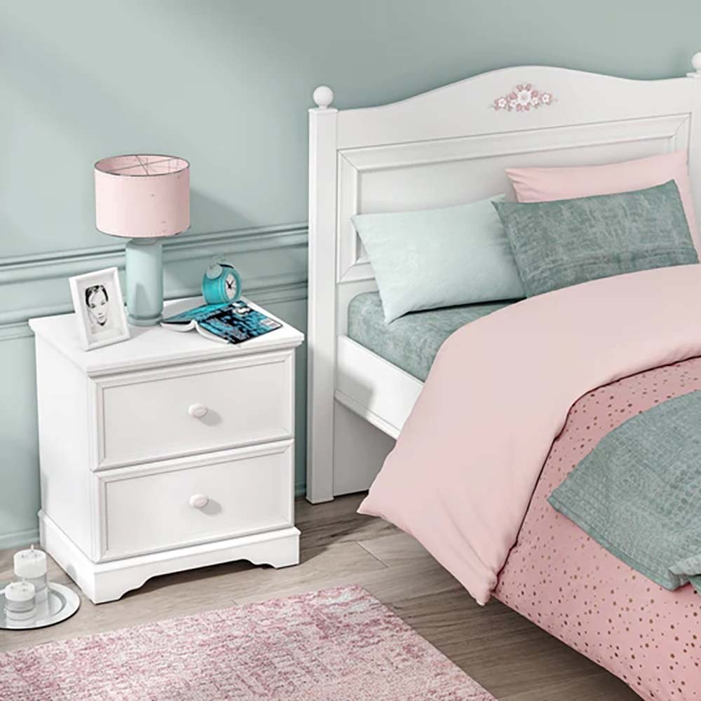 Chambre de fille Rustic White, un monde de douceur