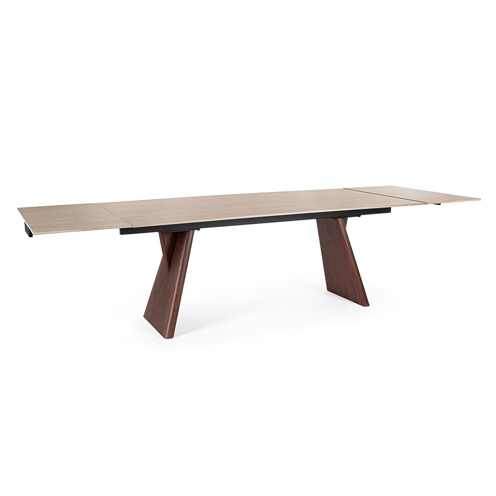 Table extensible Maiki de Bizzotto avec plateau en grès cérame