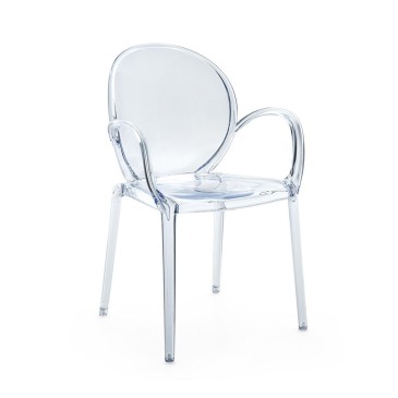 Bizzotto C-BR Camilla garden chair in polycarbonate