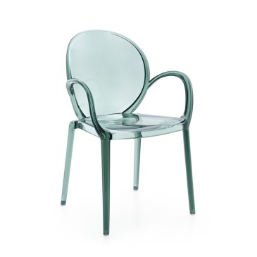 Bizzotto C-BR Camilla garden chair in polycarbonate