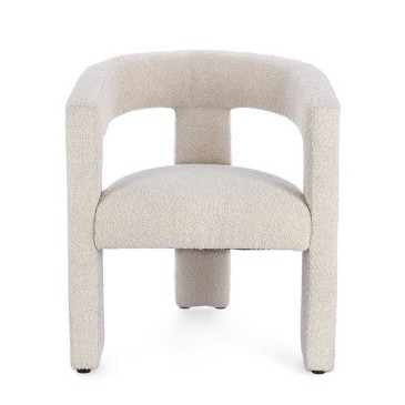 Chaise moderne recouverte de polyester | Conception Bizzotto