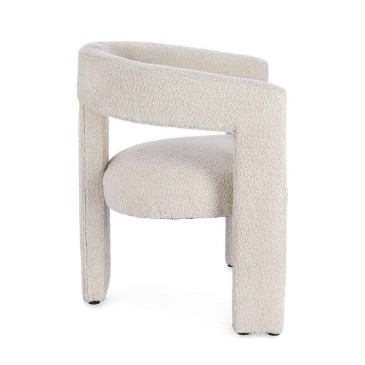 Modern chair upholstered in polyester | Bizzotto design