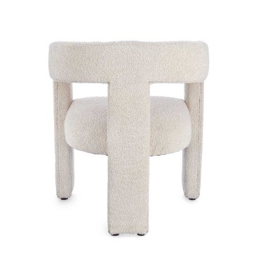 Modern chair upholstered in polyester | Bizzotto design