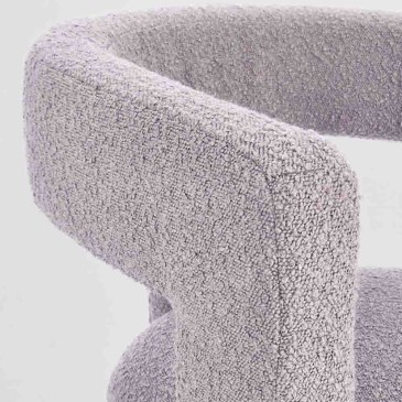 Modern chair upholstered in polyester | Bizzotto design