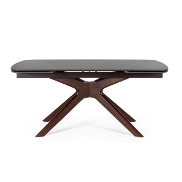 Extendable table Maritta with porcelain stoneware top | Bizzotto