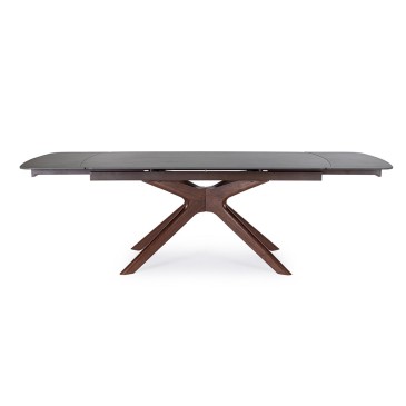 Extendable table Maritta with porcelain stoneware top | Bizzotto