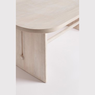 Elisheva massief houten tafel: Scandinavische stijl van Bizzotto | Kasa-winkel