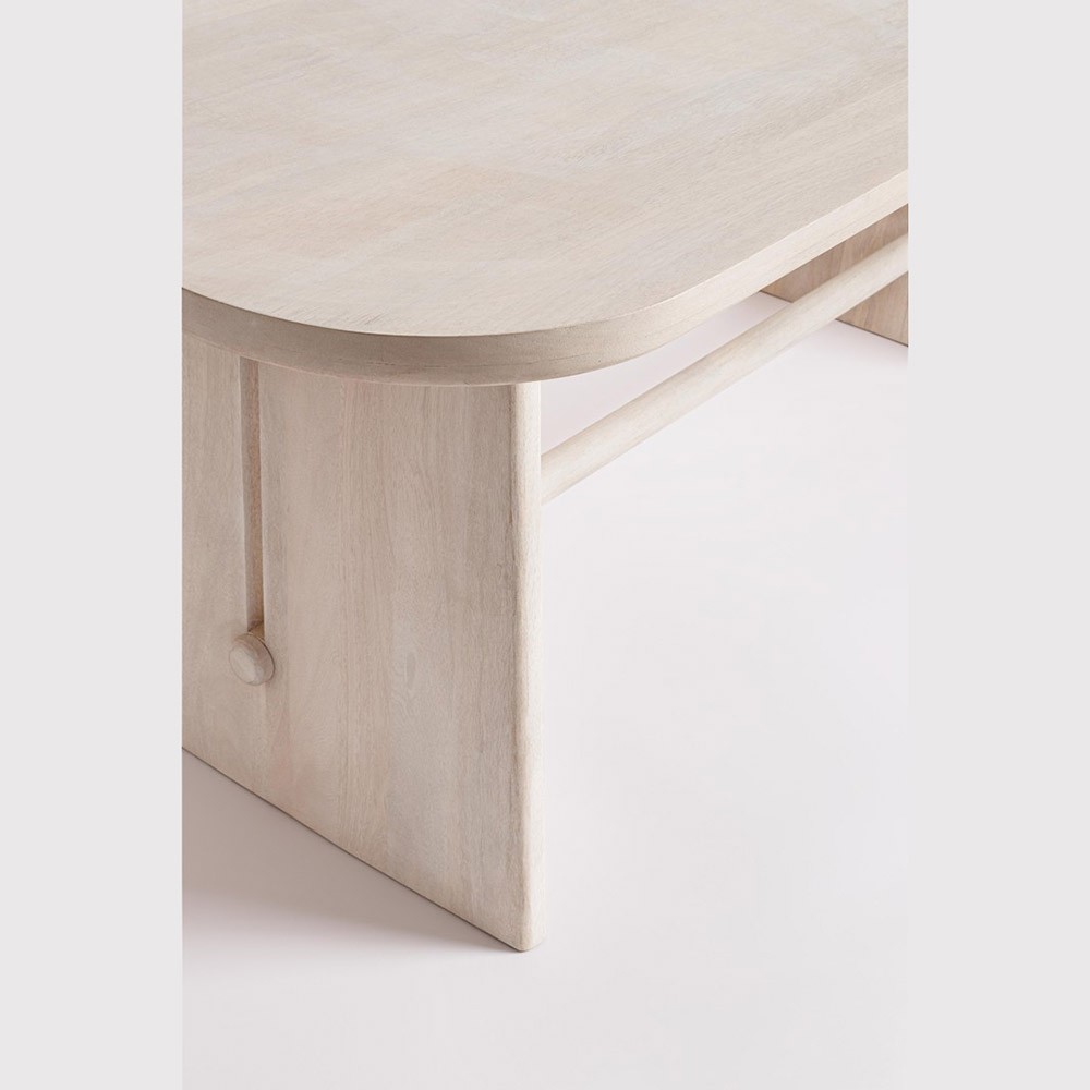 Table en bois massif Elisheva : style nordique par Bizzotto | Kasa-Store