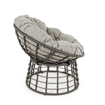 Fauteuil de jardin avec coussin pour les amateurs de détente | Kasa-Store