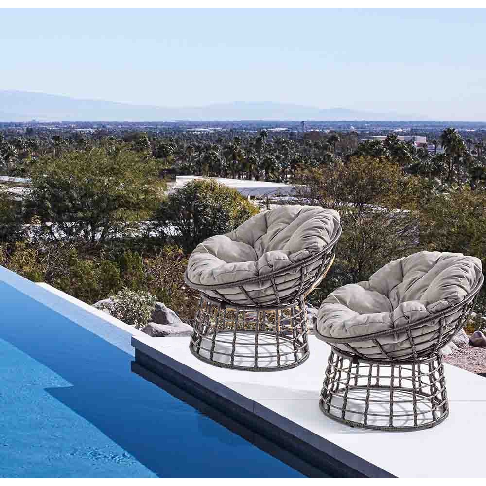 Sillón de jardín con cojín para los amantes del relax | Tienda Kasa