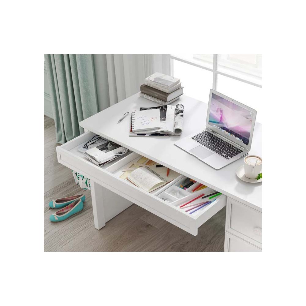 Rustic White romantic desk by Cilek for real princesses