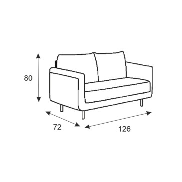 2/3-seters sofa i stoff: Komfort og Design