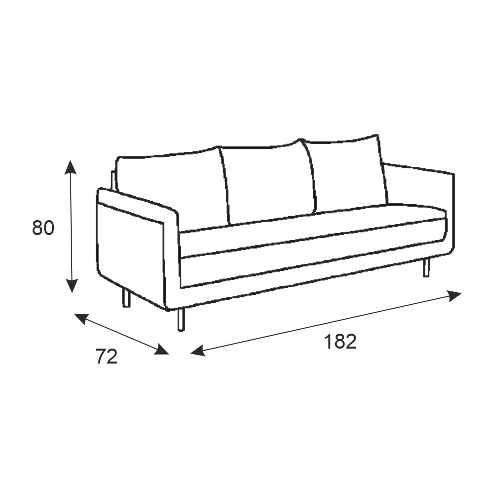 2/3 personers sofa i stof: Komfort og Design