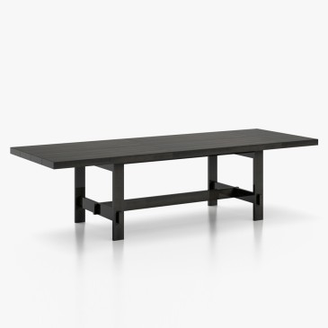 Fixed Wooden Table: Elegance and Solidity with Refined Finishes