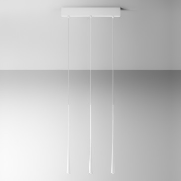 Suspensão Linear com 3 LEDs - Design Moderno,