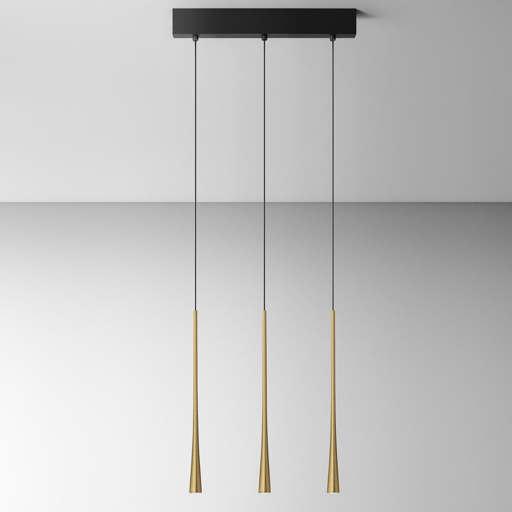 3 LED lineær affjedring - moderne design,