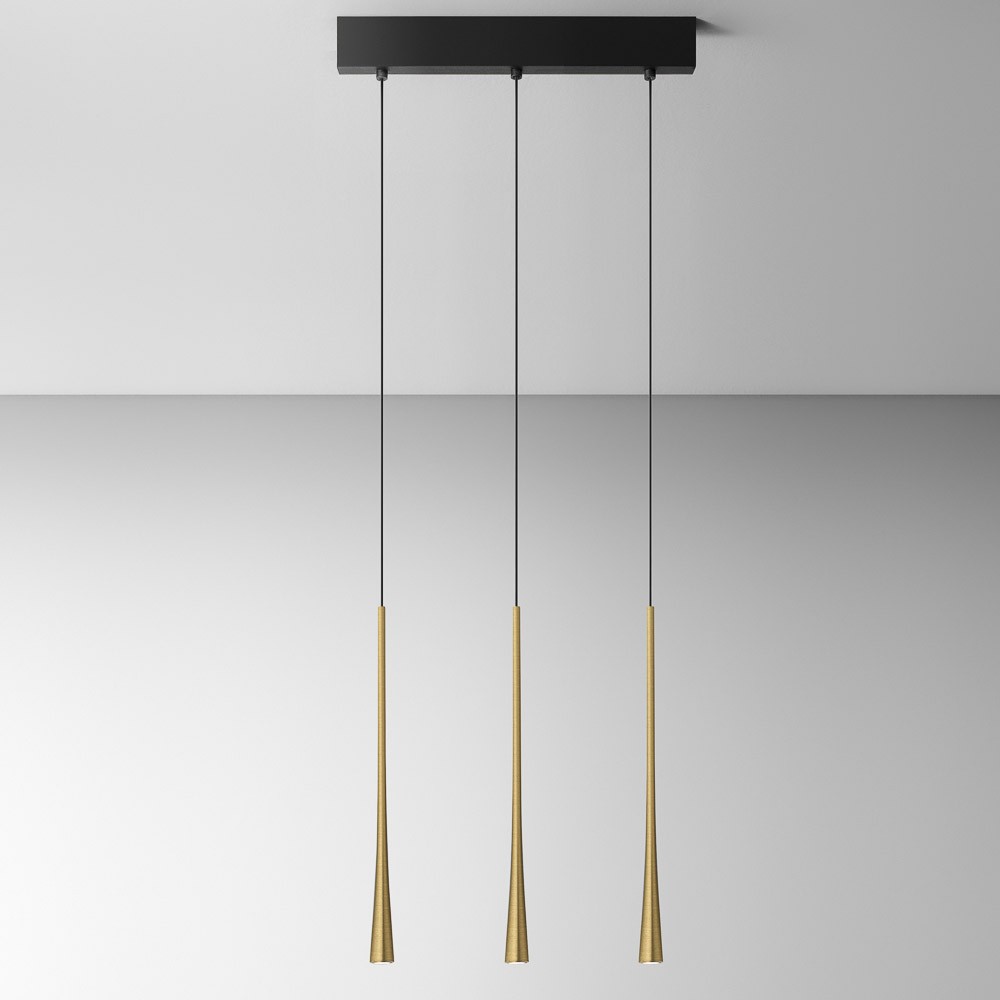 3 LED lineær fjæring - moderne design,