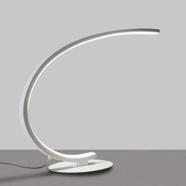 Gea Luce: Bordslampa i aluminium, dimbar