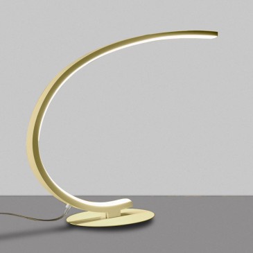 Gea Luce: Aluminium table lamp, dimmable