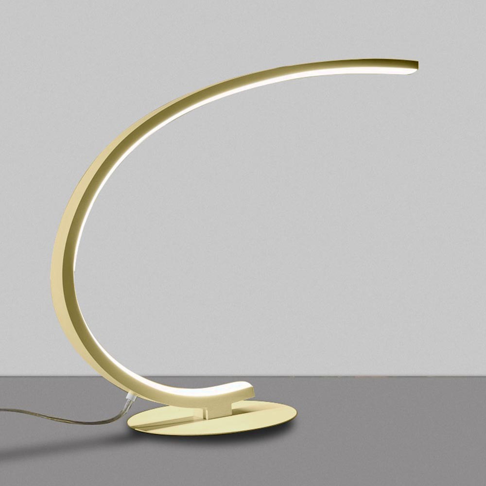 Gea Luce: Bordlampe i aluminium, dimbar