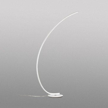 Gea Luce: Gulvlampe i aluminium, dimbar