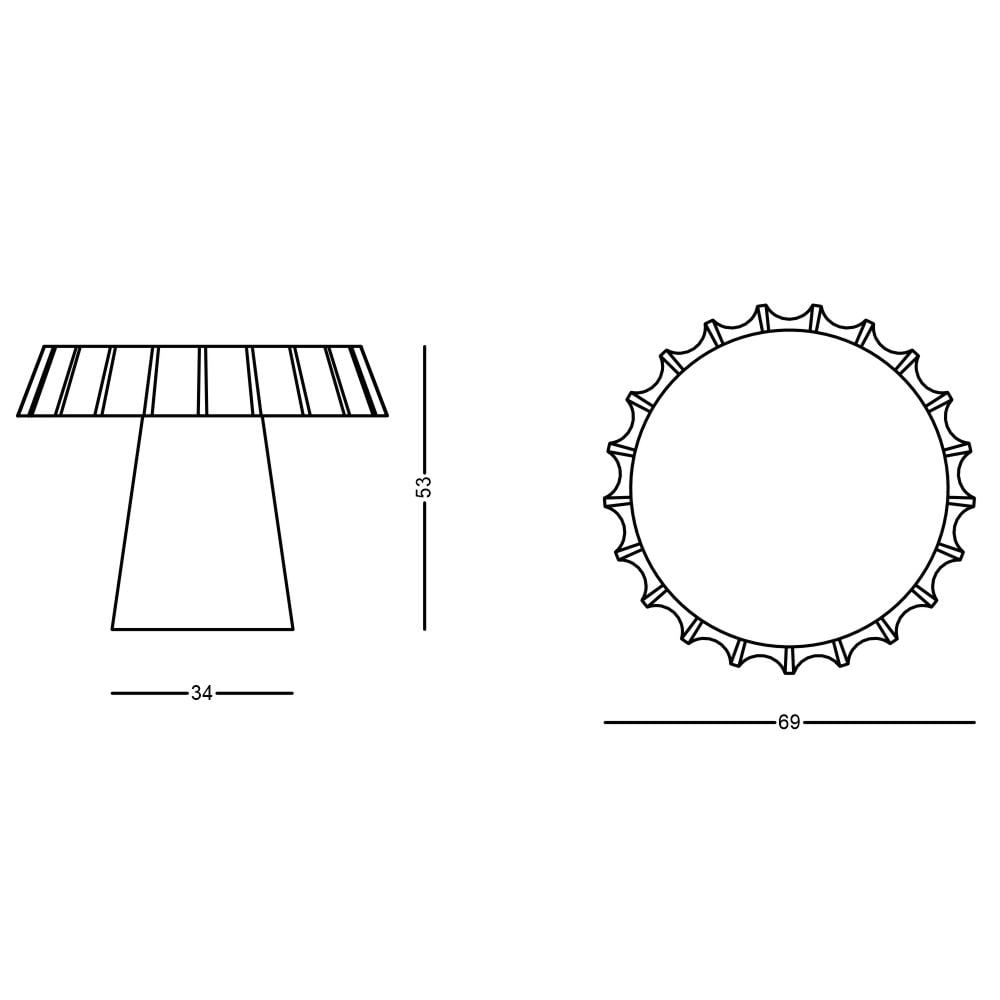 Garden table Fizzz by Slide design | kasa-store