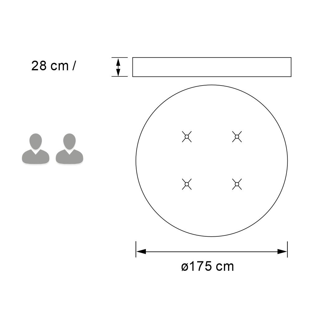 Pouf Maria di Ogo: Tela 3D resistente, interno/esterno