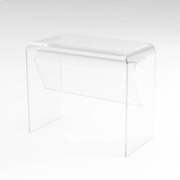 Lys plexiglas skrivebord fra Vesta | Italiensk design til dit kontor