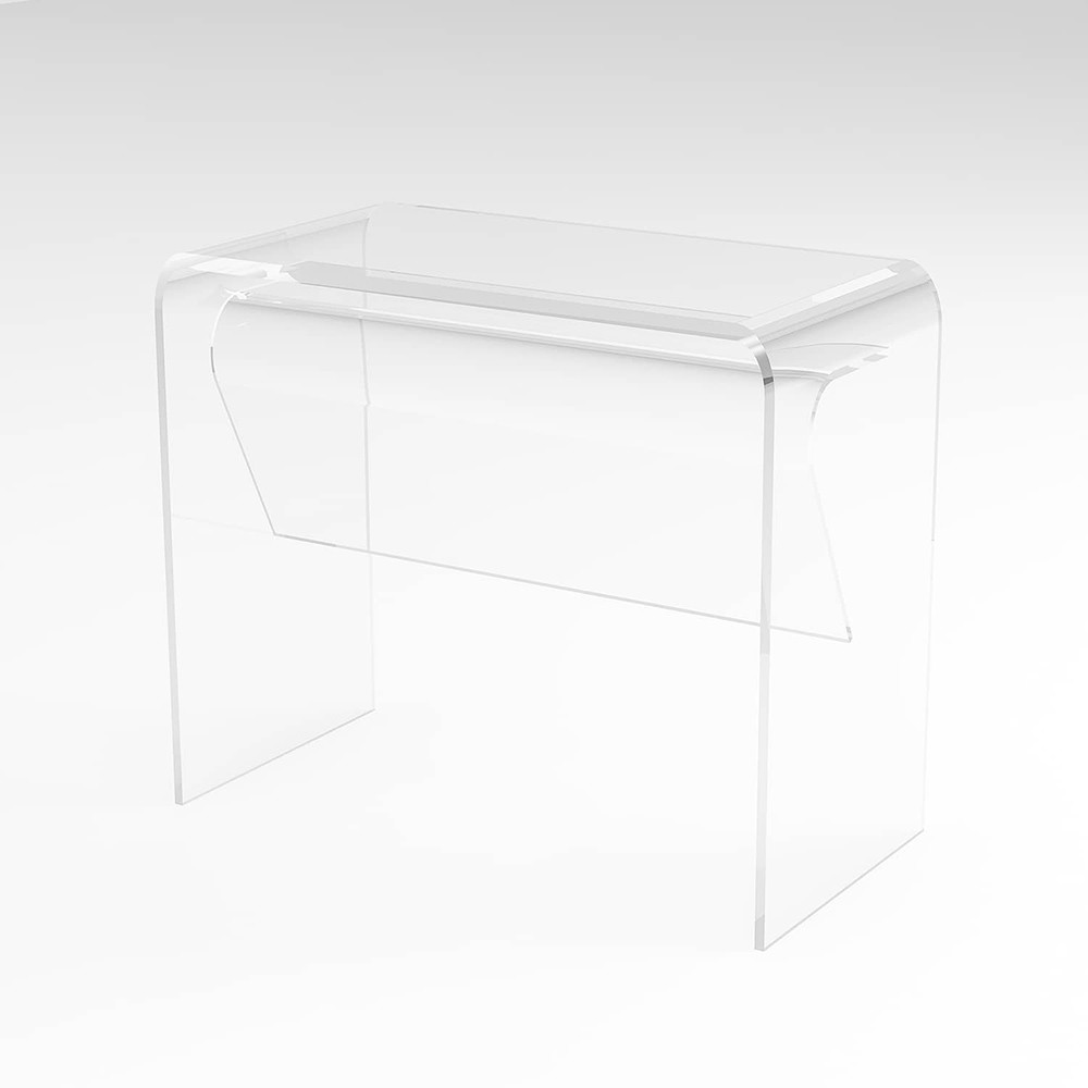 Lys plexiglas skrivebord fra Vesta | Italiensk design til dit kontor