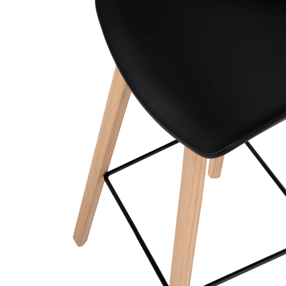 Tabouret de style scandinave adapté à la cuisine et au bar | Somcasa