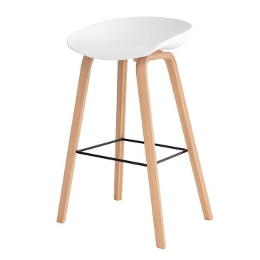 Tabouret de style scandinave adapté à la cuisine et au bar | Somcasa