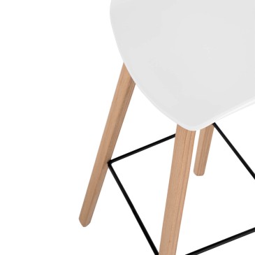 Tabouret de style scandinave adapté à la cuisine et au bar | Somcasa