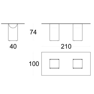 Table design avec piètement IQ Tarkett : Une touche de style pour votre maison