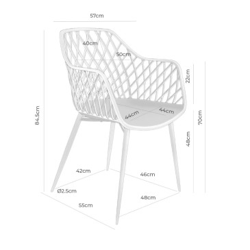 Somcasa polypropylenstol: moderne og slitesterk design