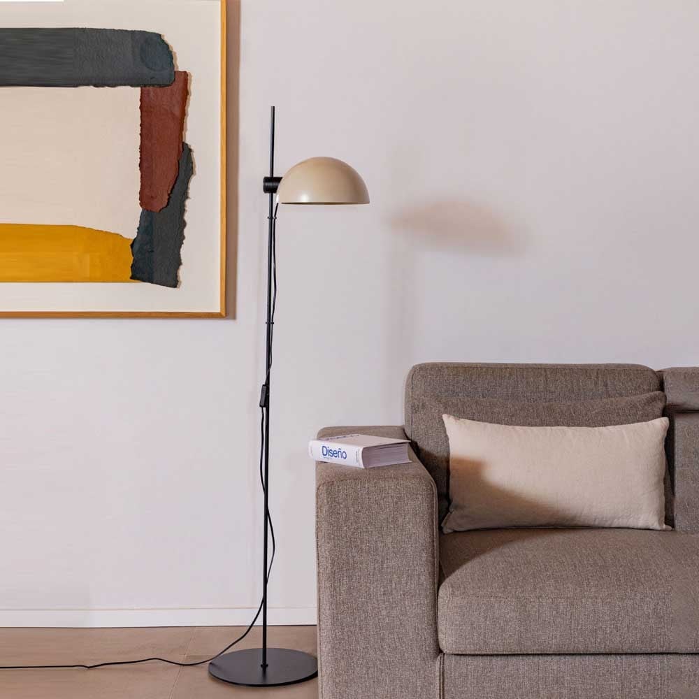 Dominica Floor Lamp in Steel, Elegant and Functional