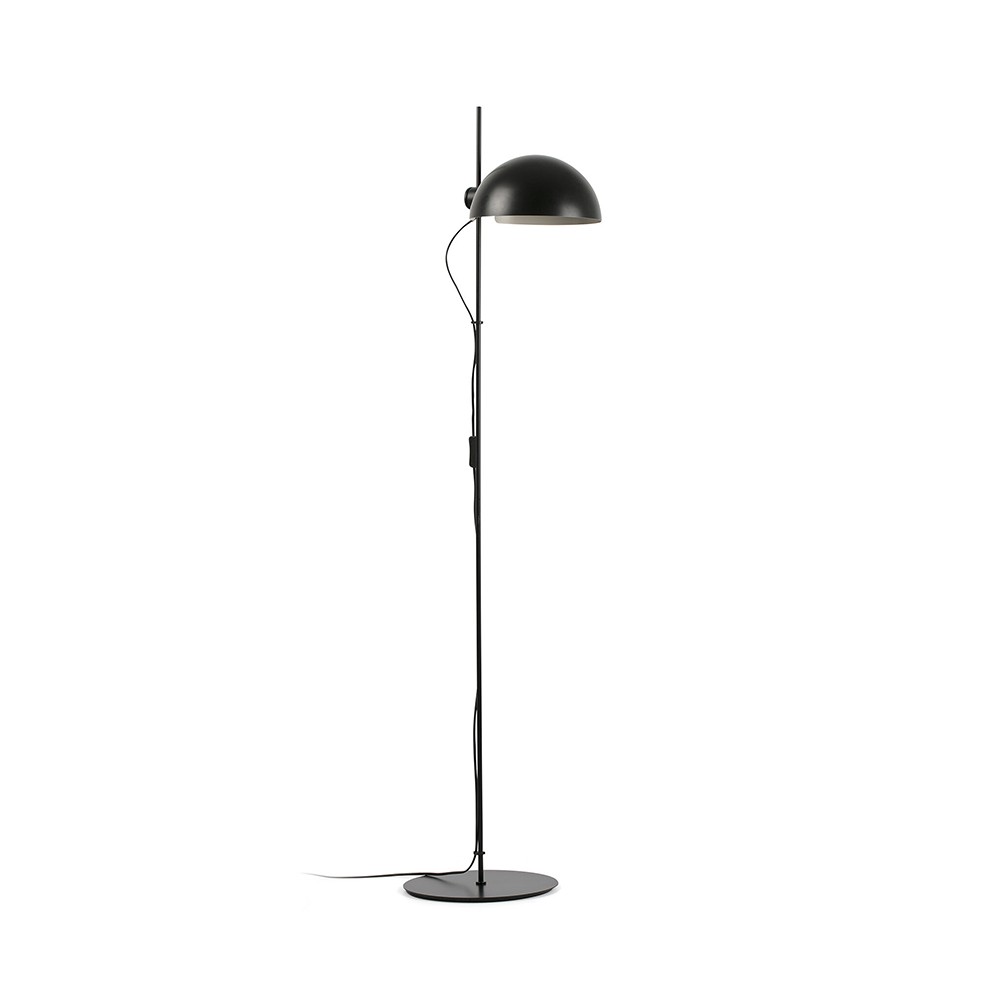 Dominica vloerlamp in staal, elegant en functioneel