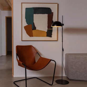 Dominica Floor Lamp in Steel, Elegant and Functional