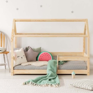 Cama individual para un dormitorio con forma de casa | Tienda Kasa