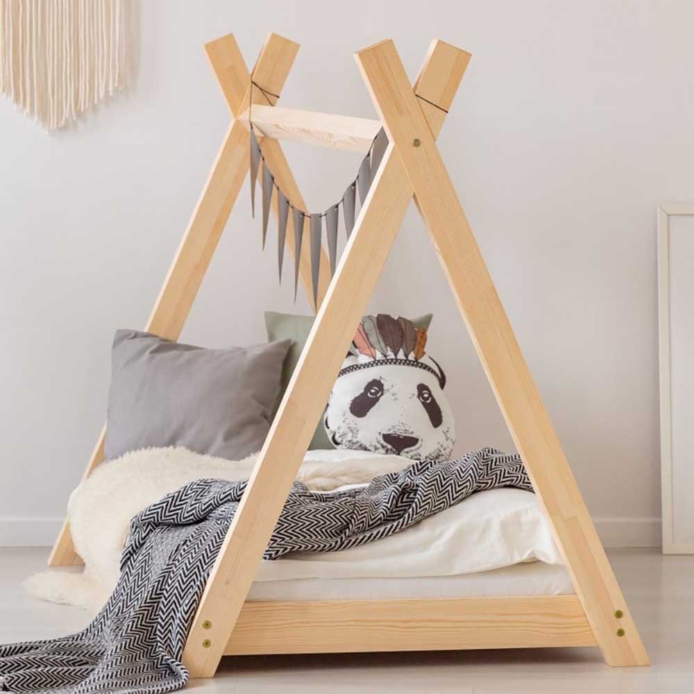 letto a forma di tepee