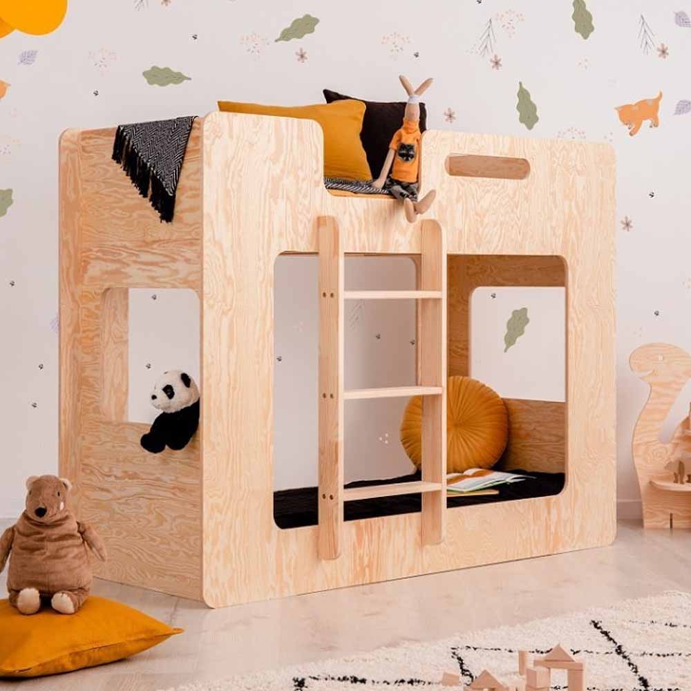 Letto a castello in legno di pino per bambini | Kasa-Store