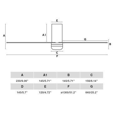 Ceiling fan with reverse function | Faro Barcelona