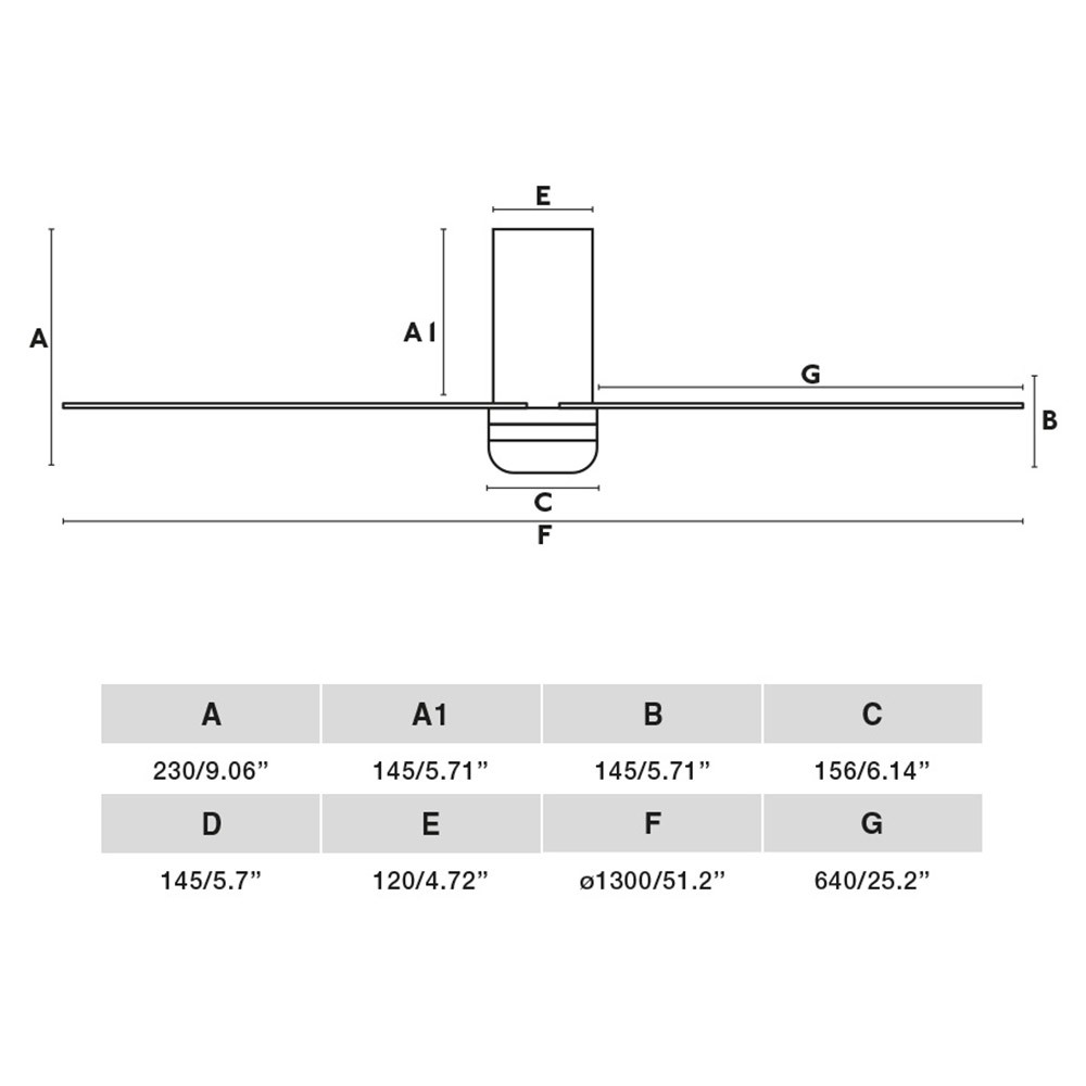 Ventilatore da soffitto con funzione inversa | Faro Barcelona