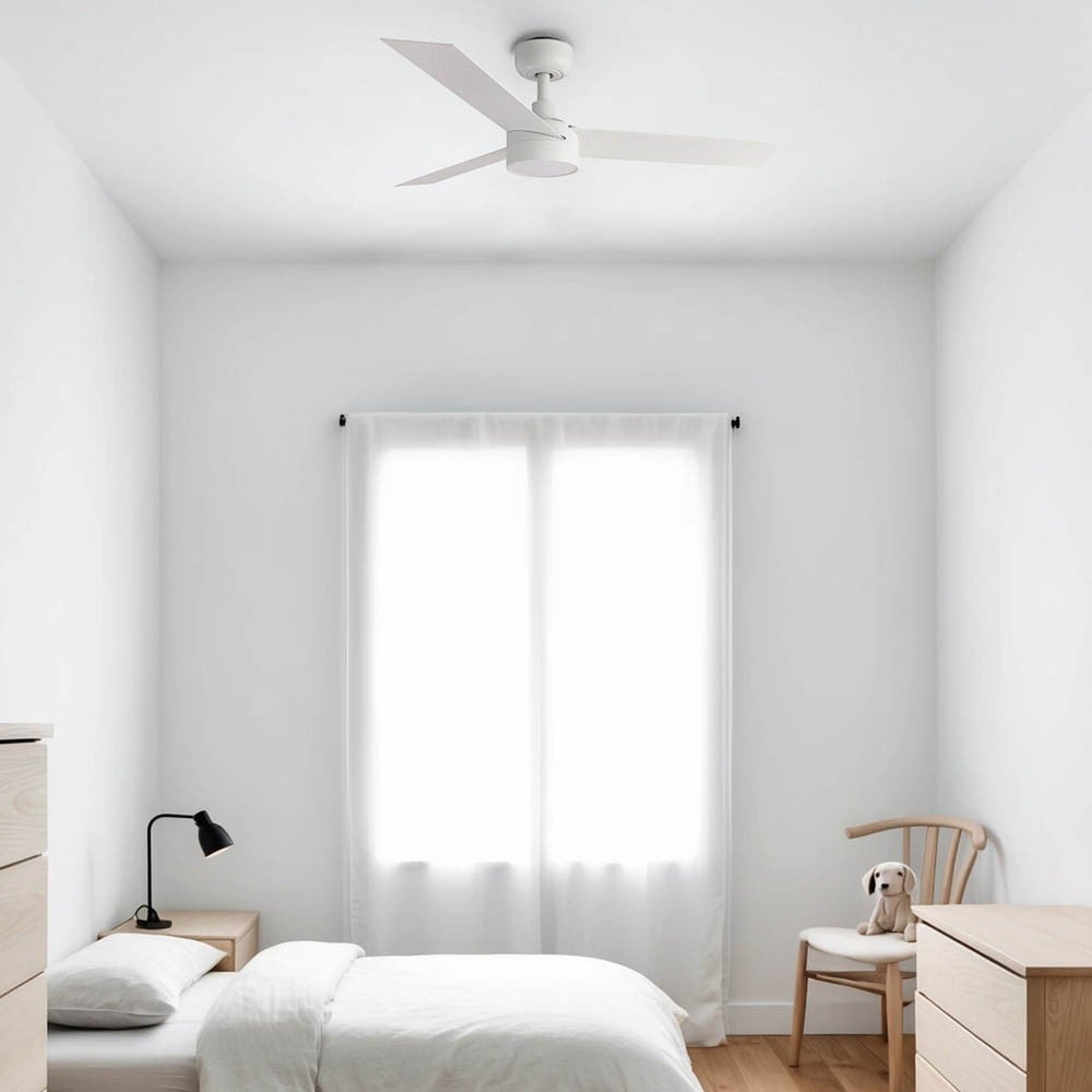 Faro Barcelona LED Ceiling Fan: 3 Sizes, 6 Speeds