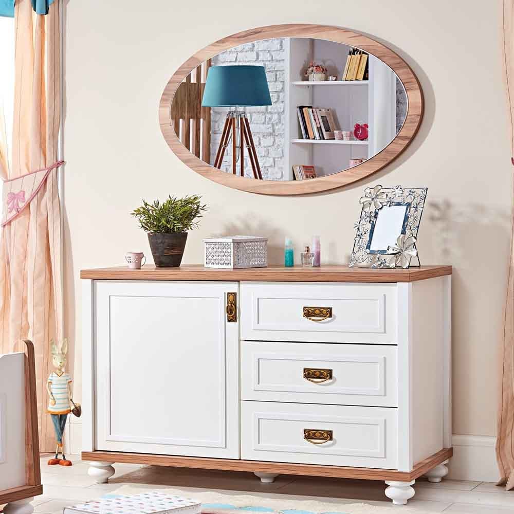 Furniture for girls: Liberty style chest of drawers with door